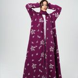 Snowing in purple