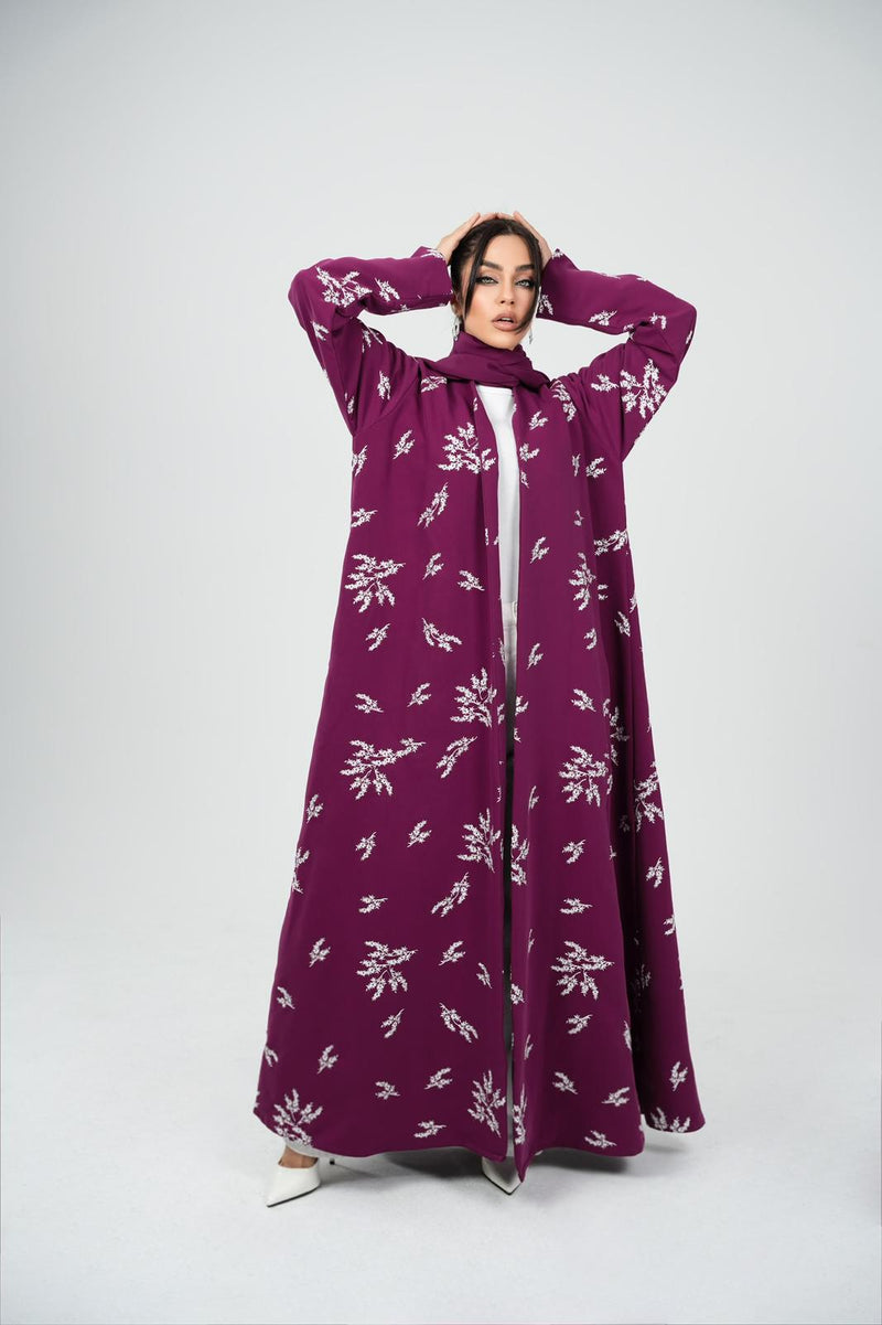 Snowing in purple